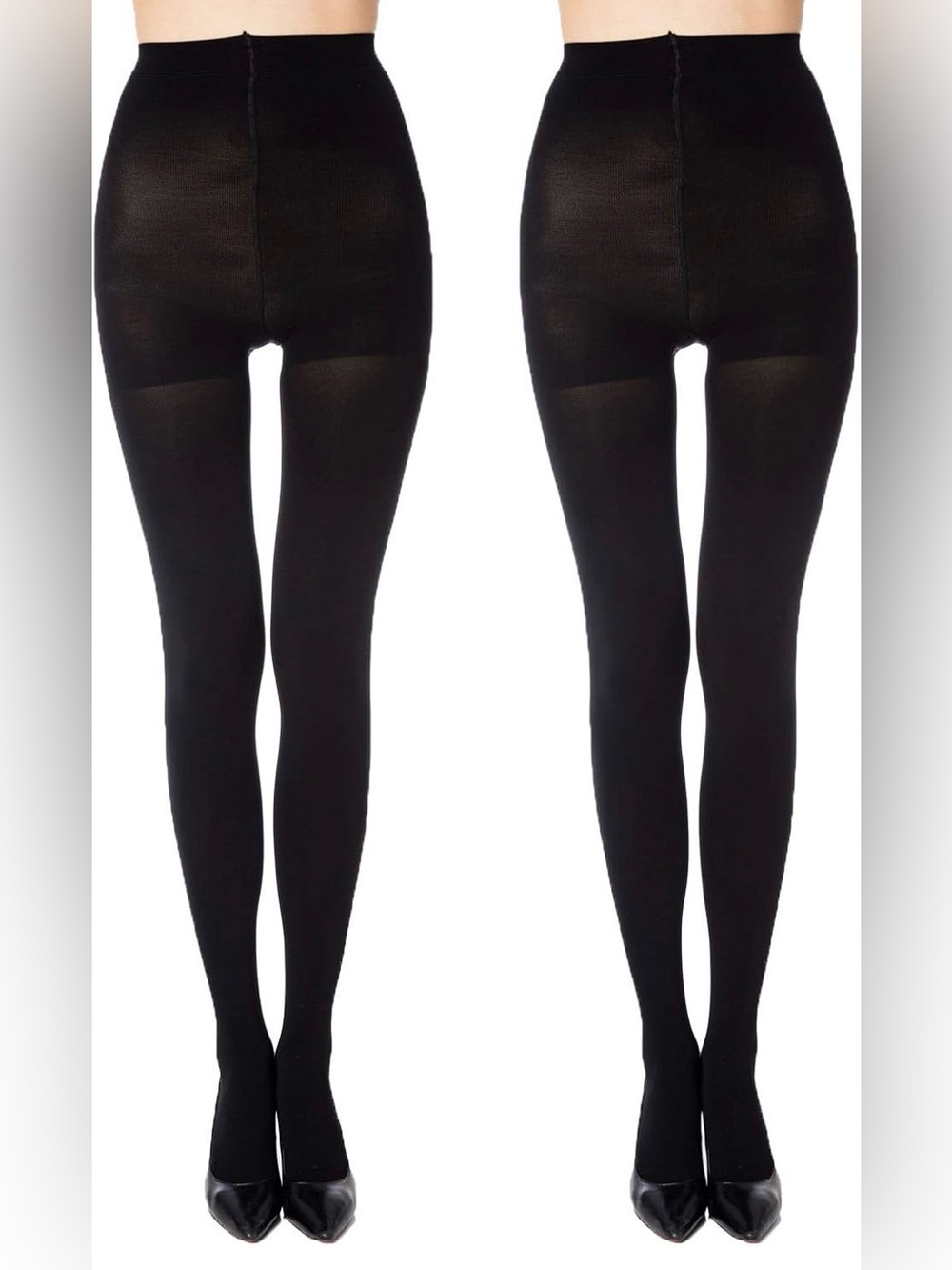 Manzi Black Opaque Tights